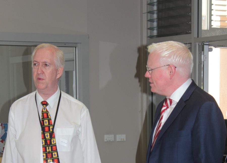 Project Office Michael Preston with Gareth Ward